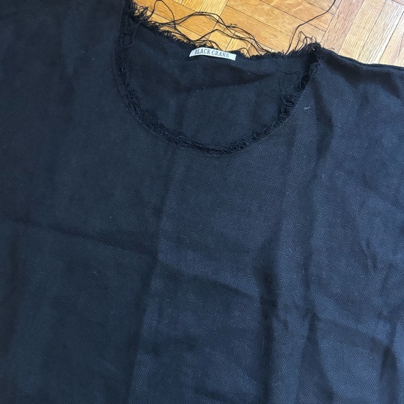 BLACK CRANE three quarter sleeve shirt - scope neck - Picture 4 of 4